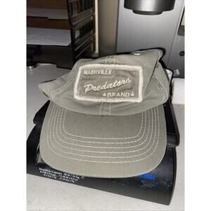 Nashville Predators Brand First Tennessee Adjustable Hat Cap NHL Hockey Gray